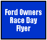 Text Box: Ford OwnersRace DayFlyer